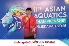 Nguyễn Huy Hoàng giành Huy chương Vàng Giải vô địch thể thao dưới nước châu Á 