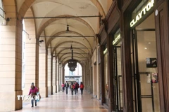 Muôn vẻ mái vòm tại Bologna. (Ảnh: Dương Hoa/TTXVN)