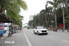 Khu du lịch biển Hải Tiến (Thanh Hóa). (Ảnh: Hoa Mai/TTXVN)