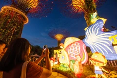 Singapore: Rực rỡ sắc màu tại Triển lãm đèn lồng Trung Thu 2025