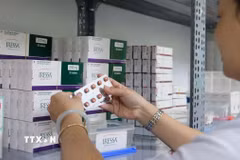 Hà Nội tăng cường quản lý, bình ổn giá thuốc và thiết bị y tế. (Ảnh: Mỹ Hà/TTXVN)