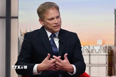 Cựu trưởng Quốc phòng Anh Grant Shapps. (Ảnh: AFP/TTXVN)