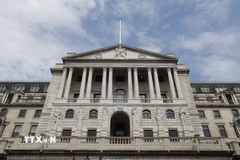 Trụ sở Ngân hàng Trung ương Anh ở London. (Ảnh: Getty Images/TTXVN)