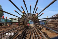 Hội Nông dân tỉnh Cà Mau kỳ vọng hệ thống hạ tầng, giao thông nông thôn hoàn thiện sẽ giúp nông dân thúc đẩy giao thương hàng hóa. (Ảnh: Chanh Đa/TTXVN)