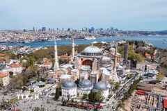 Di sản thế giới Hagia Sophia ở Istanbul, Thổ Nhĩ Kỳ. (Ảnh: THX/TTXVN)