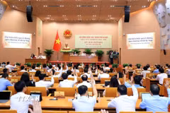Quang cảnh kỳ họp. (Ảnh: Trung Nguyên/TTXVN)