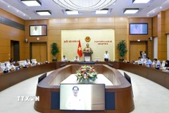 Phó Chủ tịch Quốc hội Trần Quang Phương phát biểu. (Ảnh: Doãn Tấn/TTXVN)
