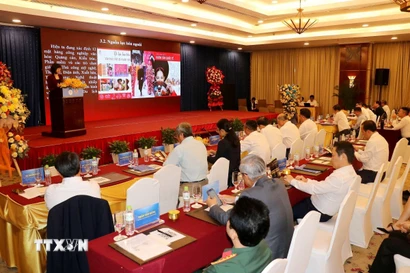 Quang cảnh buổi đối thoại. (Ảnh: Thanh Vũ/TTXVN)