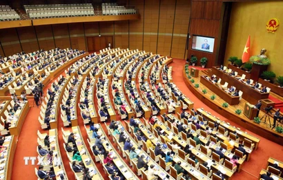 Quốc hội khóa XV. (Ảnh: Phạm Kiên/TTXVN)