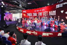 Thông qua các sự kiện triển lãm, tọa đàm, Tổng công ty Truyền thông đa phương tiện VTC đã tạo dấu ấn văn hóa số tại triển lãm thành tựu đất nước. (Ảnh: CTV/Vietnam+)