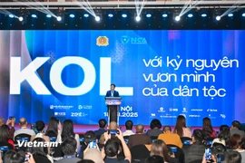 Quang cảnh Hội nghị “KOL với kỷ nguyên vươn mình của dân tộc.” (Ảnh: Minh Sơn/Vietnam+)