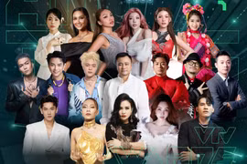 Chương trình quy tụ dàn nghệ sỹ đông đảo thuộc nhiều thế hệ. (Ảnh: VTV)