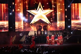 Chương trình nghệ thuật đặc sắc “Tôi yêu Tổ quốc tôi” tiếp nối chuỗi concert quốc gia mừng "80 năm hành trình Độc lập-Tự do-Hạnh phúc" của đất nước. (Ảnh: CTV/Vietnam+)