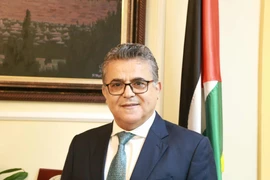Ông Saadi Salama, Đại sứ Palestine, Trưởng Đoàn ngoại giao nước ngoài tại Hà Nội. (Ảnh: PV/Vietnam+)