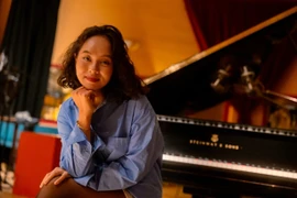 Hoàng Quyên sở hữu giọng mezzo alto quý hiếm và khả năng sáng tác âm nhạc. (Ảnh: PV/Vietnam+)