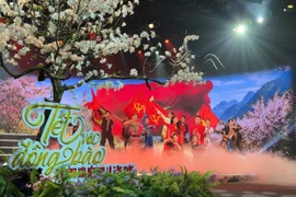 Mỗi tiết mục trong chương trình góp phần tạo nên không khí Tết rộn ràng, đồng thời trở thành điểm nhấn kết nối giá trị truyền thống với nhịp sống đương đại, lan tỏa niềm vui và cảm hứng tích cực đến khán giả cả nước. (Ảnh: VTV)