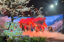 Mỗi tiết mục trong chương trình góp phần tạo nên không khí Tết rộn ràng, đồng thời trở thành điểm nhấn kết nối giá trị truyền thống với nhịp sống đương đại, lan tỏa niềm vui và cảm hứng tích cực đến khán giả cả nước. (Ảnh: VTV)