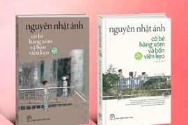 “Cô bé hàng xóm và bốn viên kẹo” được Nhà xuất bản Trẻ in 80.000 bản, là một số lượng phát hành "khủng" tại thị trường Việt Nam. (Ảnh: CTV/Vietnam+)