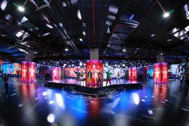 Game Việt có một không gian trải nghiệm, quảng bá tại khu vực 12 ngành công nghiệp văn hóa, Triển lãm Thành tựu đất nước. (Ảnh: PV/Vietnam+)