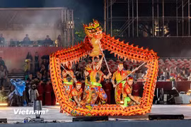 Ban Tổ chức kỳ vọng festival sẽ thu hút đầu tư, mở cánh cửa phát triển tiềm lực kinh tế sáng tạo mạnh mẽ cho công nghiệp văn hóa của Thủ đô. (Ảnh: PV/Vietnam+)