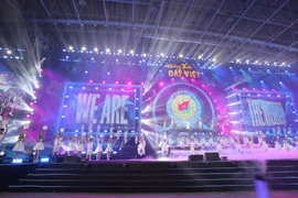 Chương trình thể hiện rõ nét hào khí dân tộc, tiềm lực quốc gia, tỉnh thần đoàn kết, khát vọng hội nhập. (Ảnh: BTC)