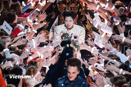 Giải Quán quân tại Cuộc thi Intervision tại Nga không chỉ là chiến thắng của riêng Đức Phúc mà còn là dấu mốc đáng nhớ của âm nhạc Việt trên bản đồ thế giới. (Ảnh: NVCC)