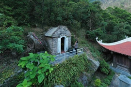 Am Ngọa Vân (Đông Triều, Quảng Ninh), nơi Vua Phật Trần Nhân Tông nhập niết bàn. (Ảnh: Minh Đức/TTXVN)