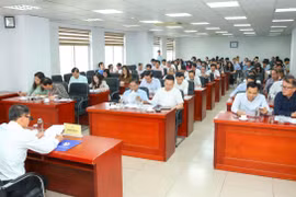 Khai mạc vòng chấm sơ khảo Giải Báo chí Quốc gia lần thứ XIX-năm 2024. (Ảnh: PV/Vietnam+)