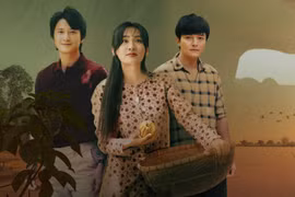 Dàn diễn viên chính trong phim. (Ảnh: VTV)