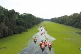 Chương trình truyền cảm hứng sống xanh. (Ảnh: VTV)