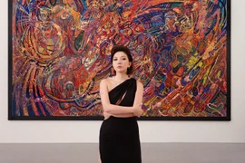 Sau một biến cố cá nhân năm 2021, họa sỹ Đào Anh Thơ (nghệ danh là CAT) đến với hội họa và gây ấn tượng với công chúng bởi cá tính của mình. (Ảnh: NVCC)