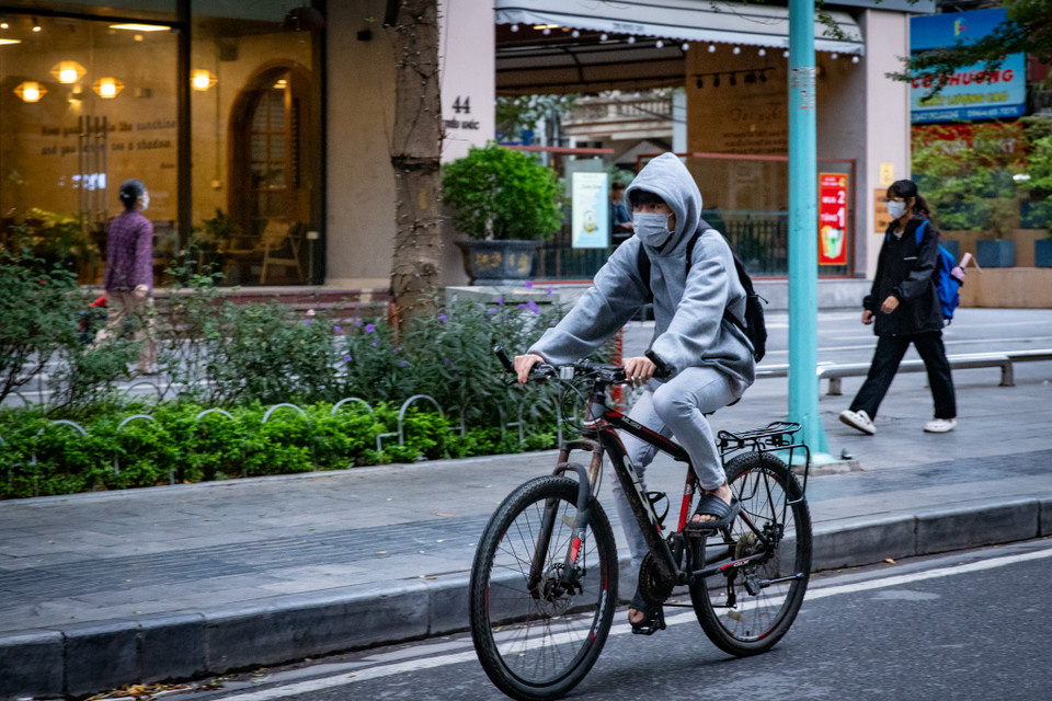 Dự báo hôm nay tại Thủ đô Hà Nội nhiệt độ cao nhất 25-27 độ C. (Ảnh: Hoài Nam/Vietnam+)