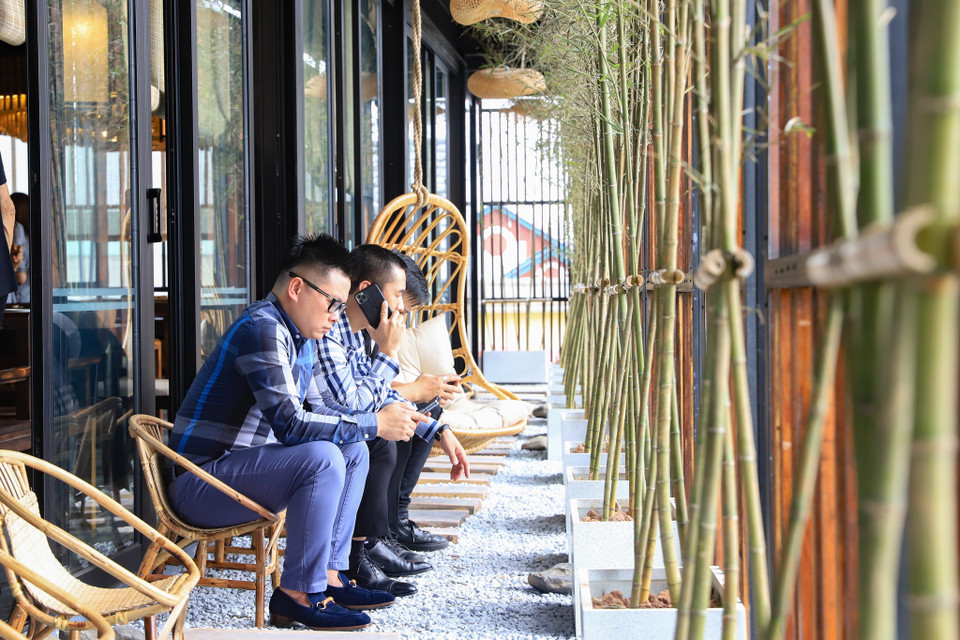 Đây có thể là một điểm đến với không gian yên tĩnh dành cho những ai muốn rời ra nhịp sống hối hả và khói bụi của Thủ Đô dịp cuối tuần. (Ảnh: Hoài Nam/Vietnam+)