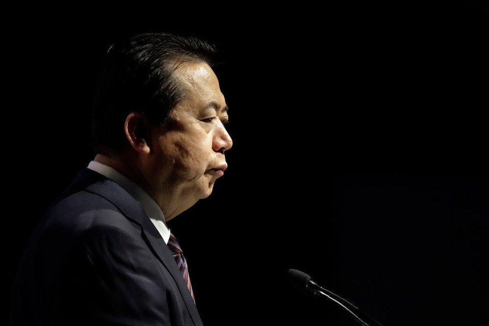 Ông Mạnh Hoành Vĩ từng làm Thứ trưởng Bộ Công An Trung Quốc trước khi trở thành người Hoa đầu tiên làm Chủ tịch Interpol.