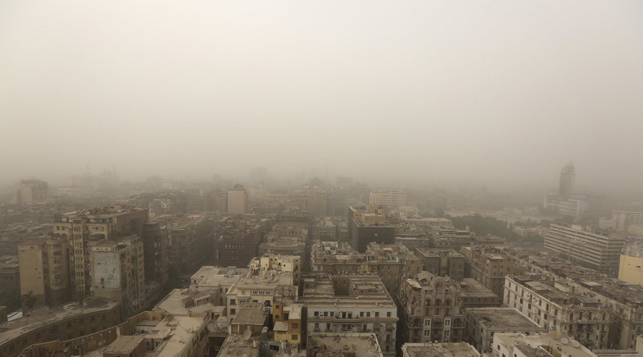 Bão cát tràn qua Cairo, Ai Cập hôm 8/9 (Nguồn: Reuters)