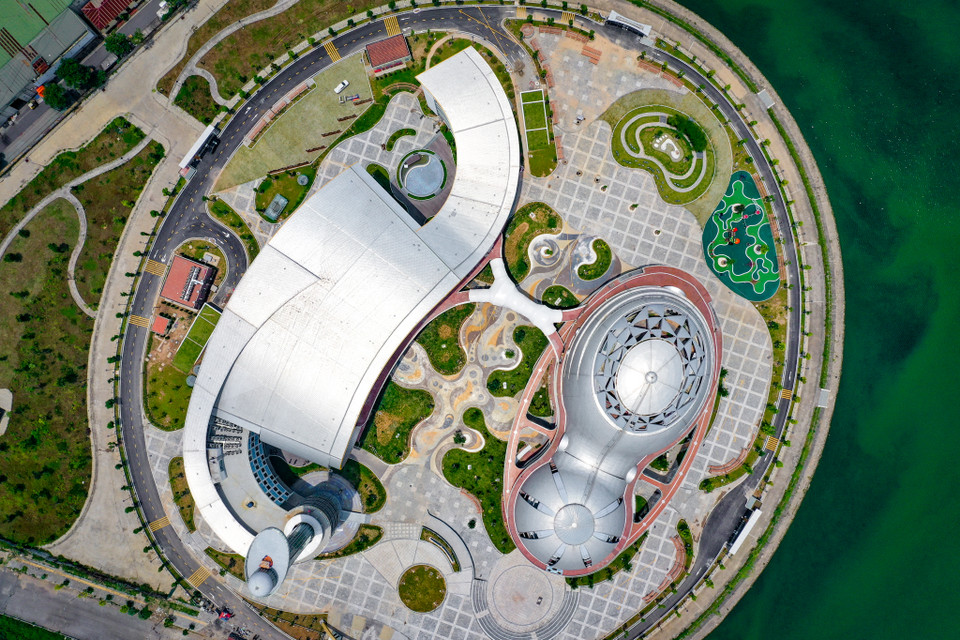 Công trình dự kiến hoàn thành, đưa vào sử dụng nhằm đáp ứng yêu cầu vui chơi, thi đấu thể thao, rèn luyện thể chất, giao lưu văn hoá văn nghệ của thiếu nhi Thủ đô. (Ảnh: Hoài Nam/Vietnam+)