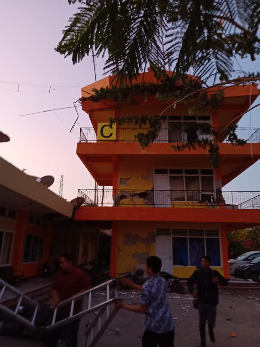 Hiện vẫn chưa có thống kê về số thương vong sau vụ động đất 