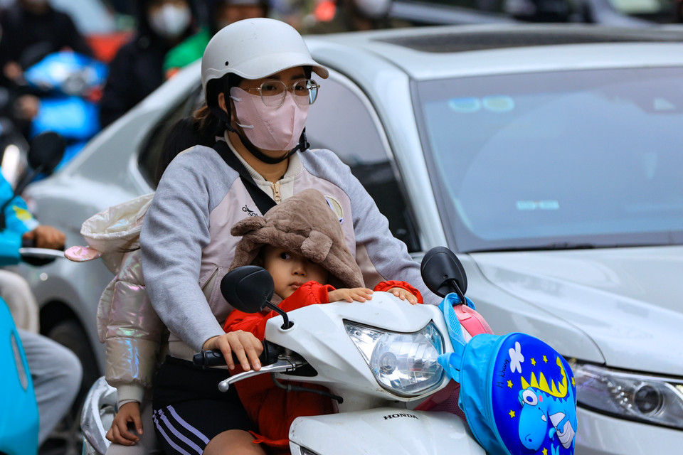 Đây được xem là đợt rét diện rộng đầu tiên của mùa Đông năm nay. (Ảnh: Hoài Nam/Vietnam+)