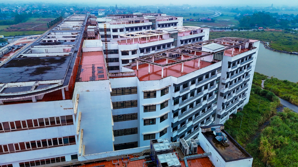Khu khám bệnh của Bệnh viện Bạch Mai cơ sở 2 được đưa vào sử dụng từ tháng 3/2019 đến tháng 3/2020, sau đó thông báo tạm thời dừng hoạt động. (Ảnh: Hoài Nam/Vietnam+)