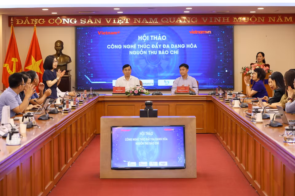 Nhận định này từng được Hiệp hội Báo chí và các Nhà xuất bản Tin tức thế giới WAN-IFRA nhấn mạnh nhiều lần trong các báo cáo thường niên, đặc biệt là sau giai đoạn đại dịch COVID-19. (Ảnh: PV/Vietnam+)