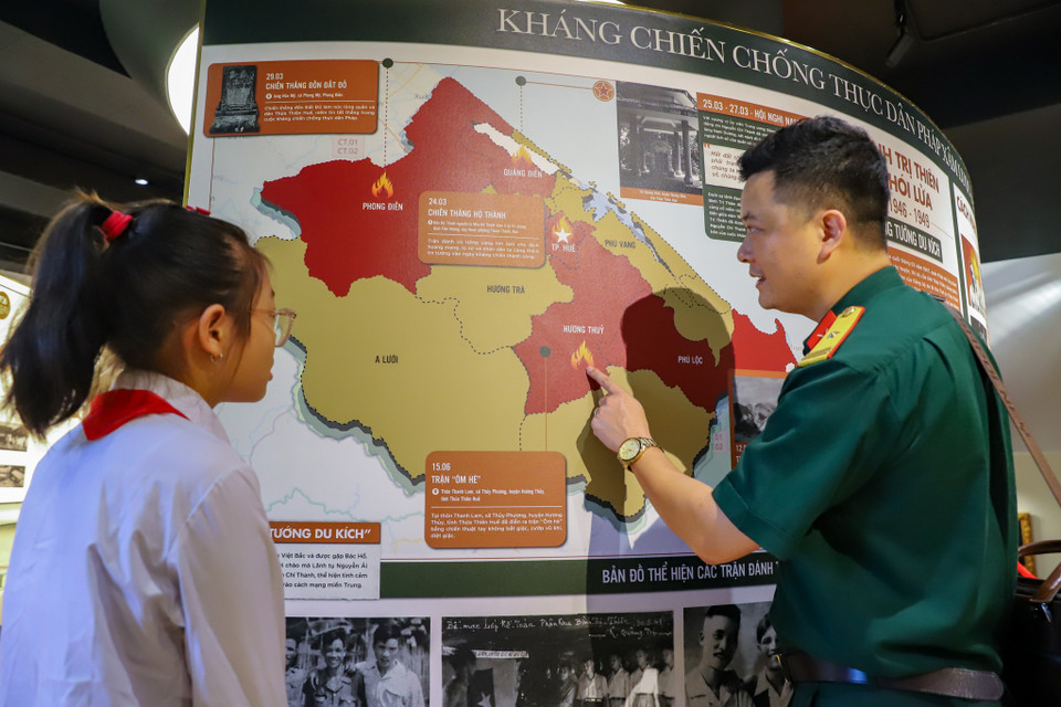 Bảo tàng Đại tướng Nguyễn Chí Thanh tiếp tục là một địa chỉ cung cấp them thông tin giáo dục cho các thế hệ đặc biệt là thế hệ trẻ. (Ảnh: Hoài Nam/Vietnam+)