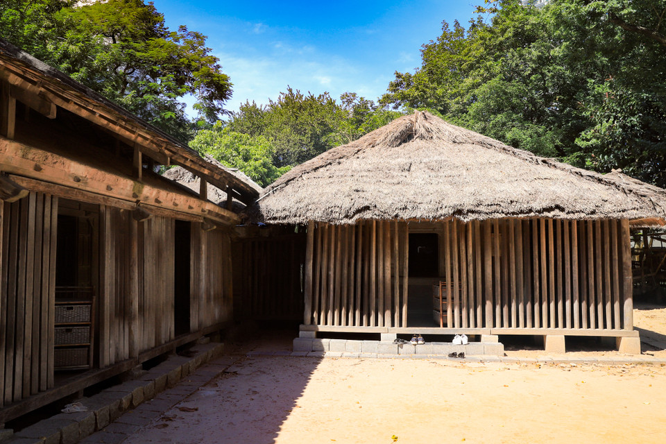 Bên cạnh đó, khu vực Vườn kiến trúc trong bảo tàng sẽ giới thiệu tới du khách về sự đa dạng văn hoá kiến trúc nhà của các dân tộc ở Việt Nam. (Ảnh: Hoài Nam/Vietnam+)