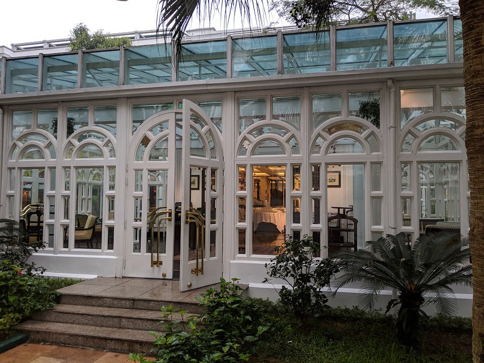 Nhà hàng Le Club Bar được cho là nơi sẽ diễn ra bữa tiệc tối giữa hai nhà lãnh đạo.