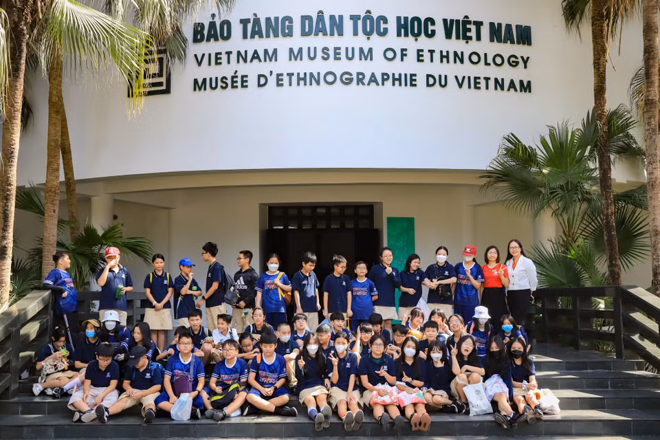 Bảo tàng Dân tộc học Việt Nam (Nguyễn Văn Huyên, Cầu Giấy, Hà Nội) được chia làm 3 khu trưng bày chính: Tòa nhà Trống Đồng, khu trưng bày ngoài trời và khu trưng bày Đông Nam Á. (Ảnh: Hoài Nam/Vietnam+)