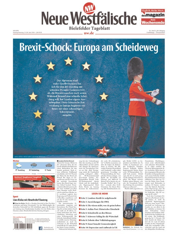 Tờ Neue Westfalische của Đức.