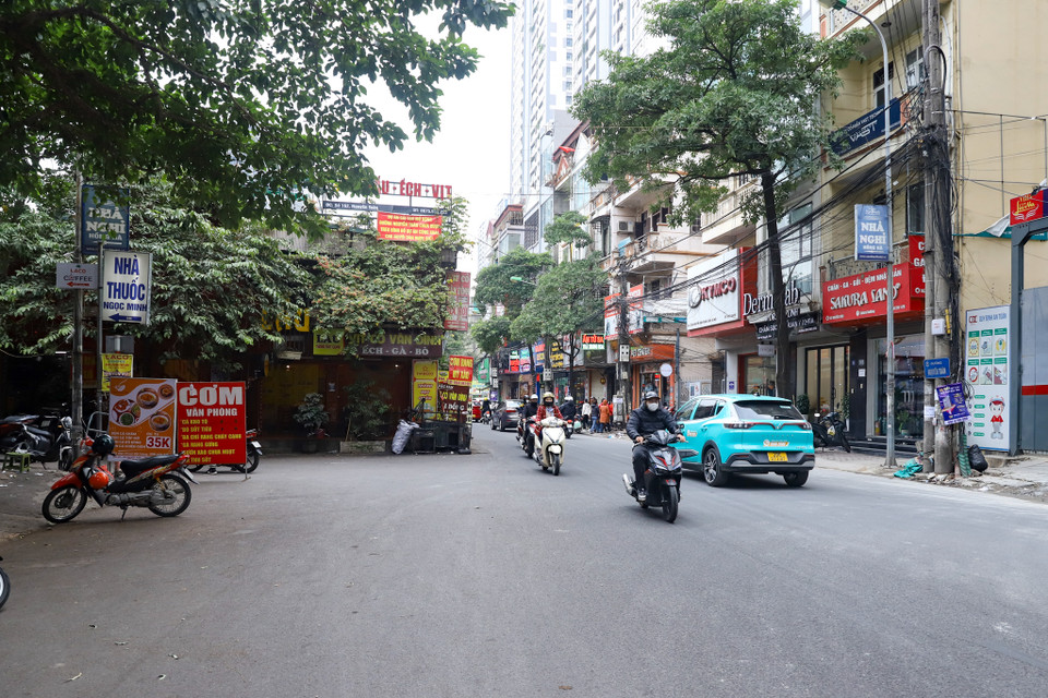 Đoạn đường này dài khoảng 720m sẽ có diện mạo mới với kinh phí đầu tư khoảng 400 tỷ đồng, được mở rộng trên cơ sở đường hiện nay đang sử dụng. (Ảnh: Hoài Nam/Vietnam+)