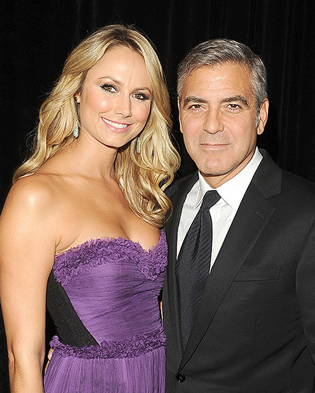 Goerge Clooney và Stacy Keibler