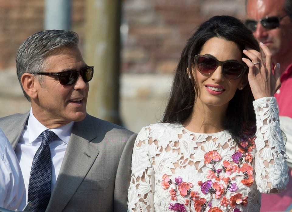 Clooney và người vợ hiện tại Amal Alamuddin