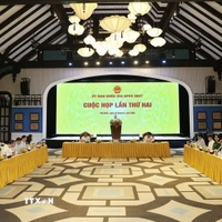 Cuộc họp lần thứ hai của Uỷ ban Quốc gia APEC 2027. (Ảnh: Dương Giang/TTXVN)