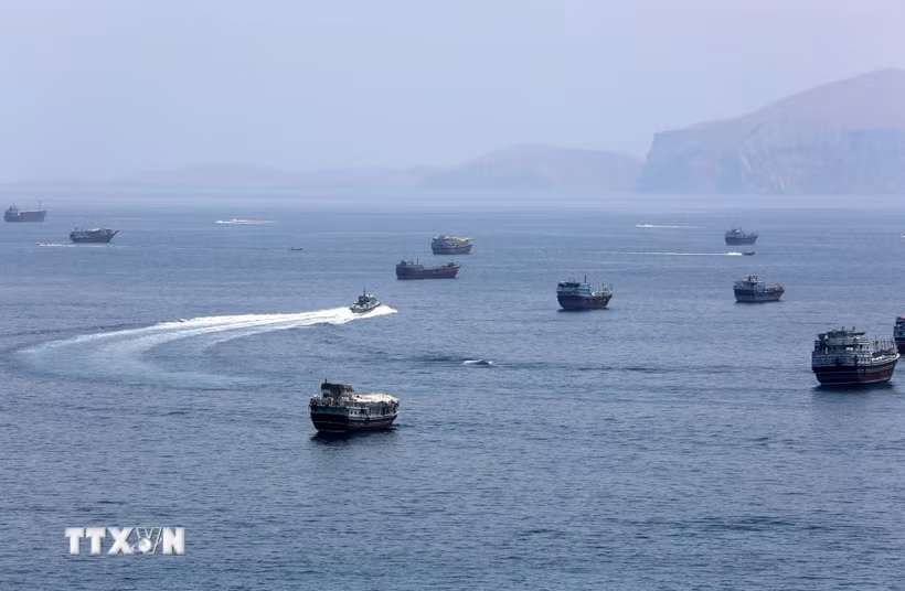 Eo biển Hormuz. (Ảnh: THX/TTXVN)